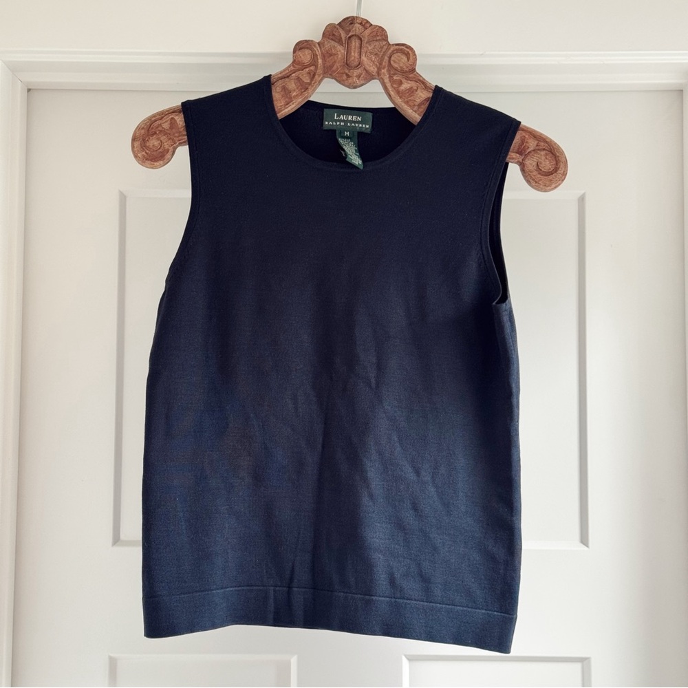 Ralph Lauren Dark Blue Knit Top